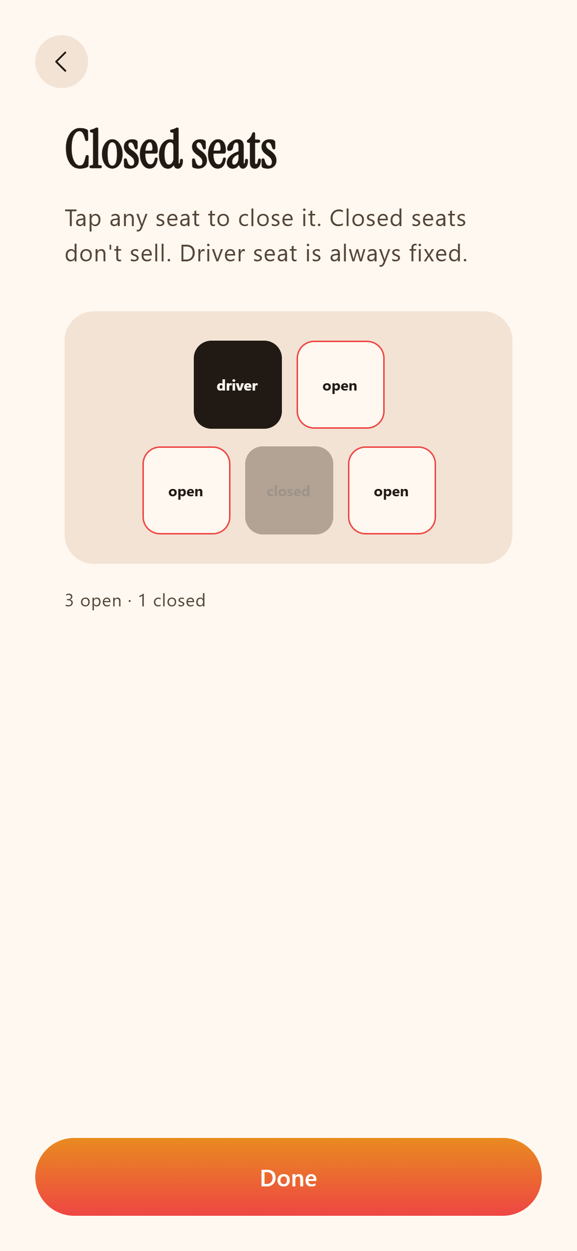 Conductor app screen